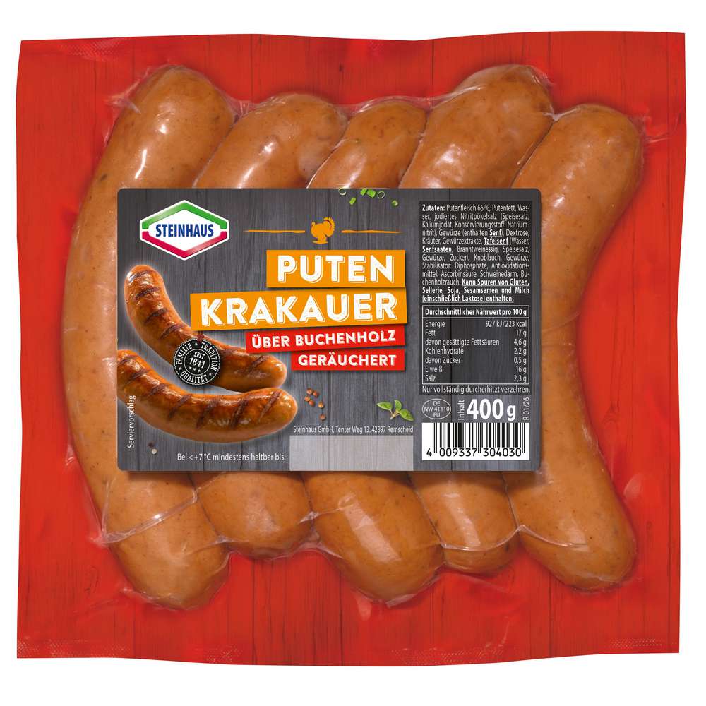 Produktabbildung Steinhaus Putenkrakauer