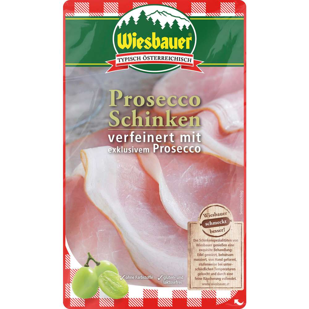 Produktabbildung Wiesbauer Prosecco Schinken