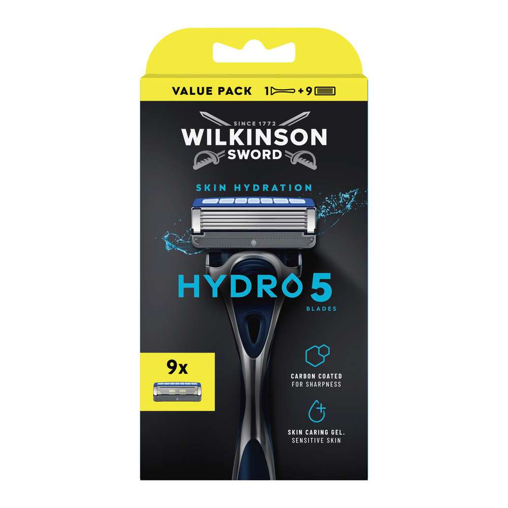 Produktabbildung Wilkinson Rasierer Hyro 5 + 9 Klingen