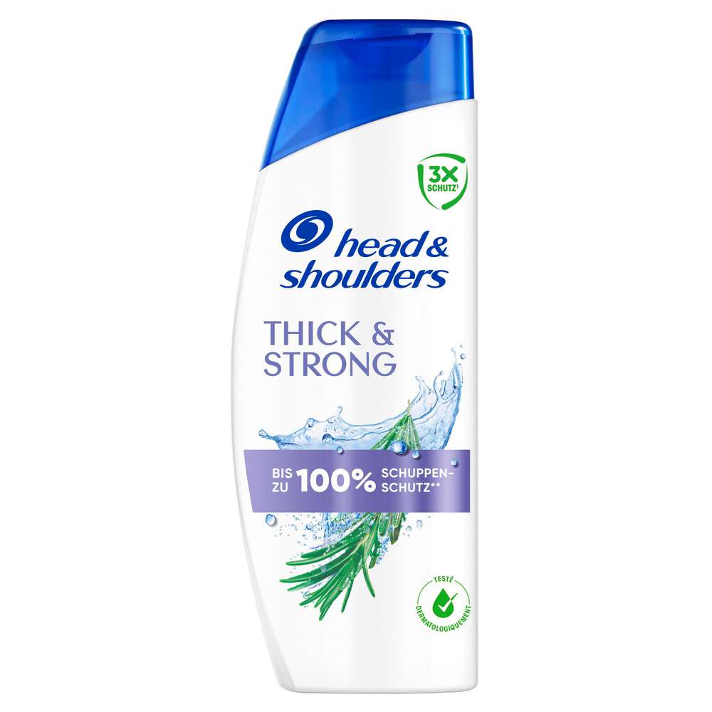 Produktabbildung Head & Shoulders Shampoo Thick & Strong, Rosmarin