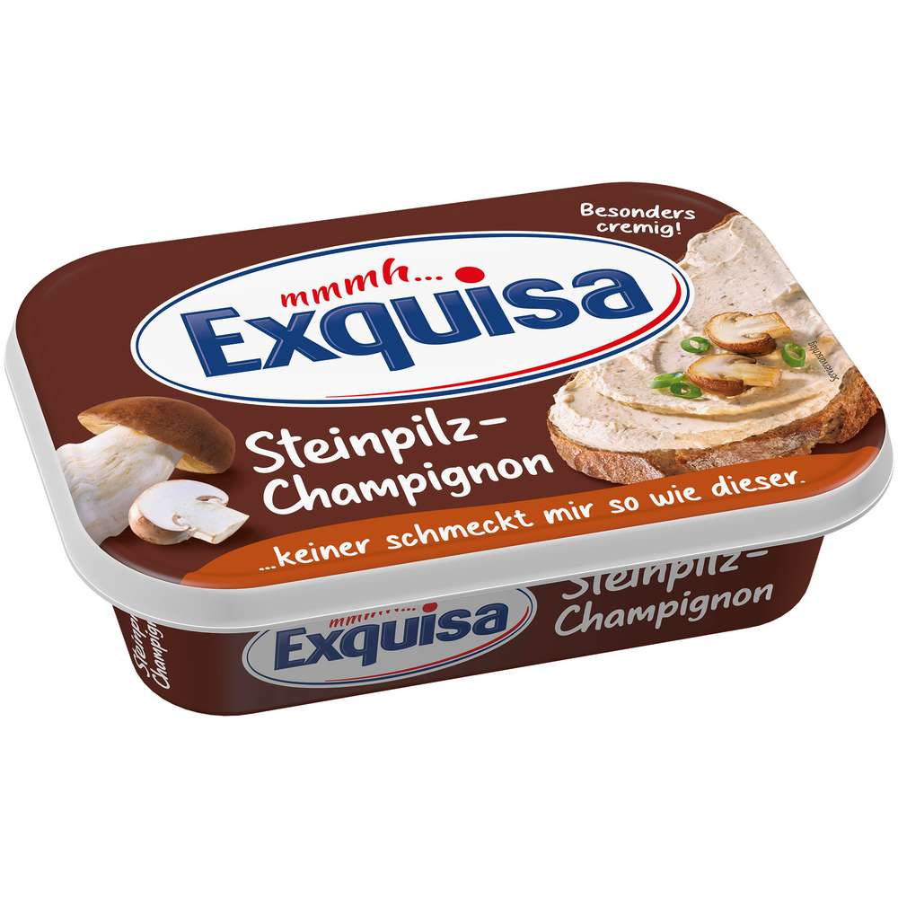 Produktabbildung Exquisa Frischkäse, Steinpilz-Champignon