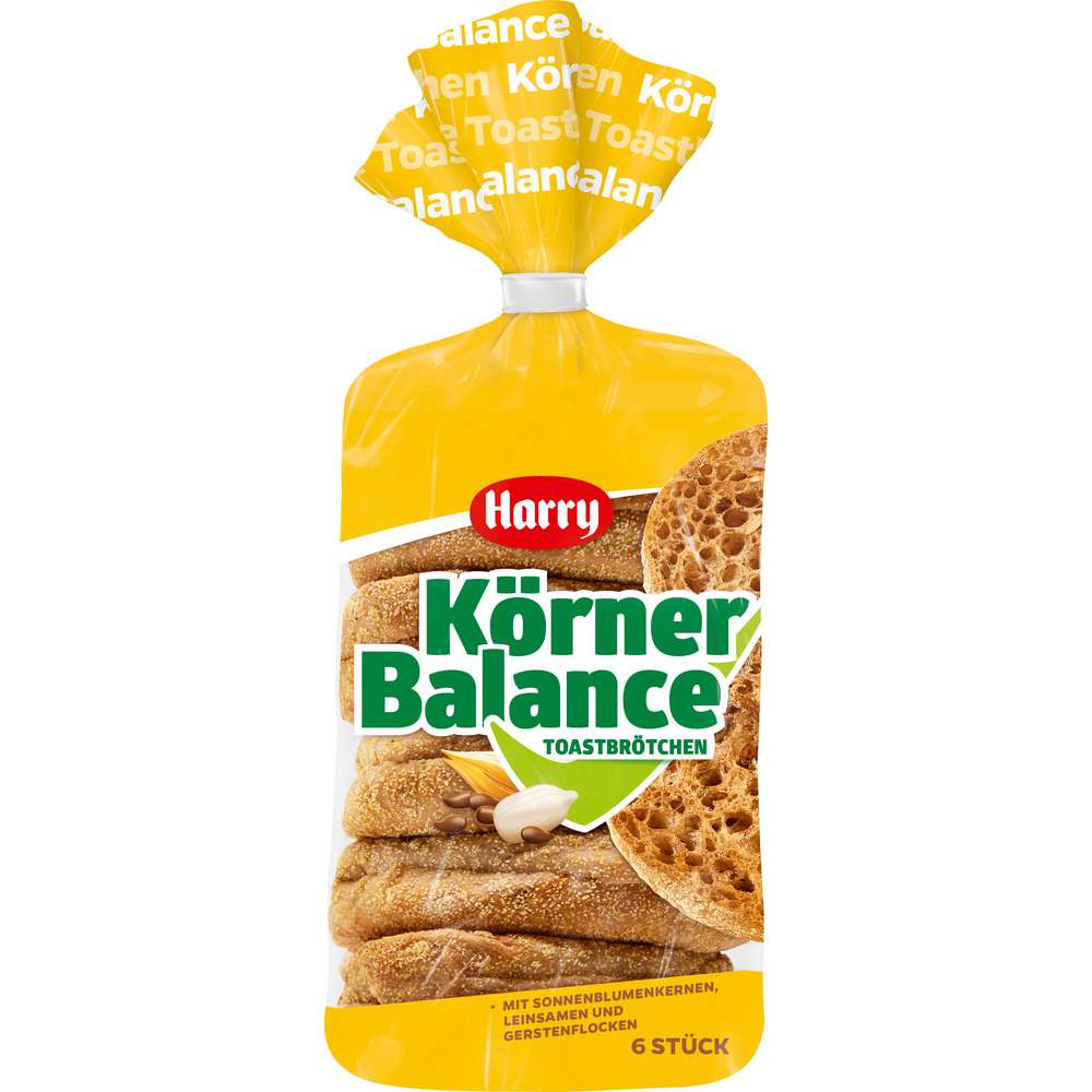 Produktabbildung Harry Toast-Brötchen Körnerbalance, Mehrkorn