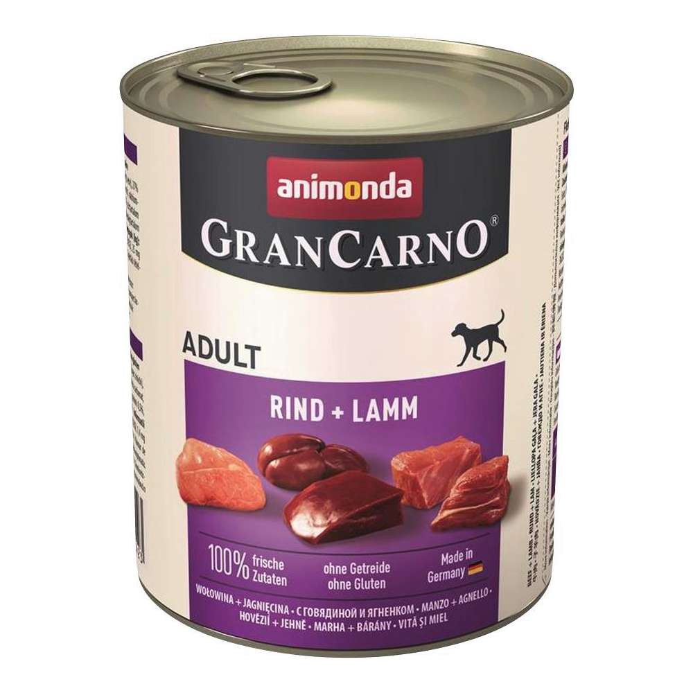 Produktabbildung animonda Hunde-Nassfutter Gran Carno, Rind/Lamm