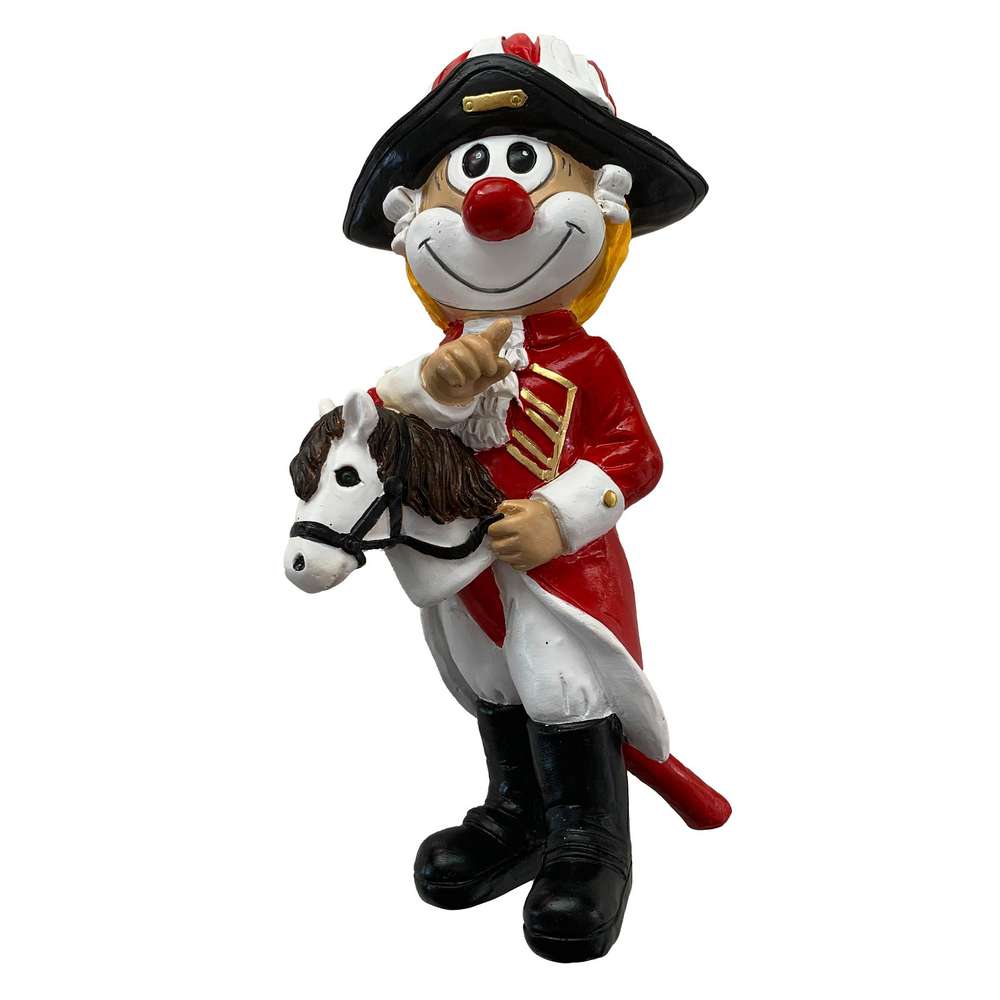 Produktabbildung keine Marke Dekofigur Clown Schmitz Reiterkorp 20 cm