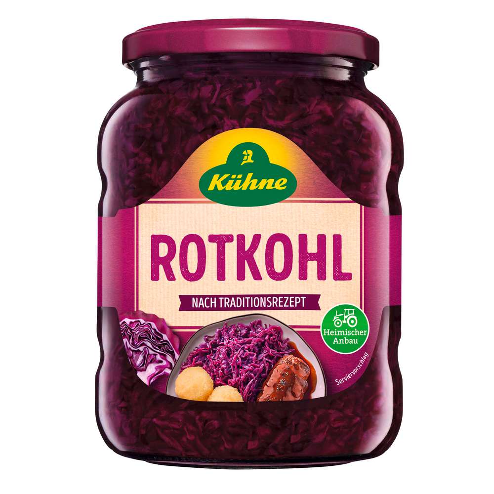 Produktabbildung Kühne Rotkohl, Küchenfertig