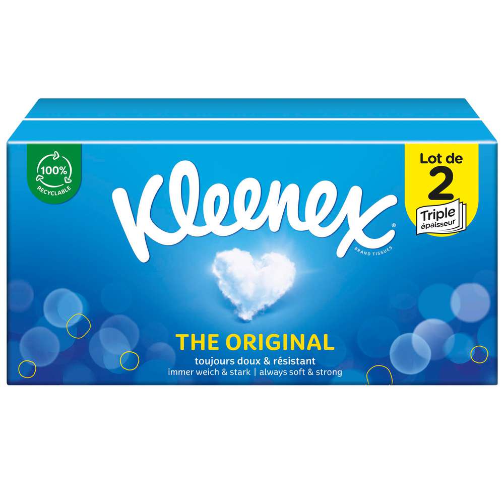 Produktabbildung Kleenex Taschentücher-Box Duo