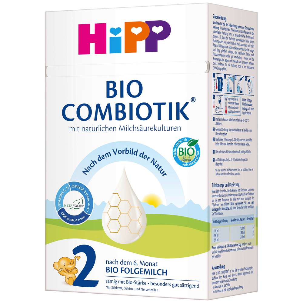 Produktabbildung Hipp Bio Combiotik Folgemilch, 2