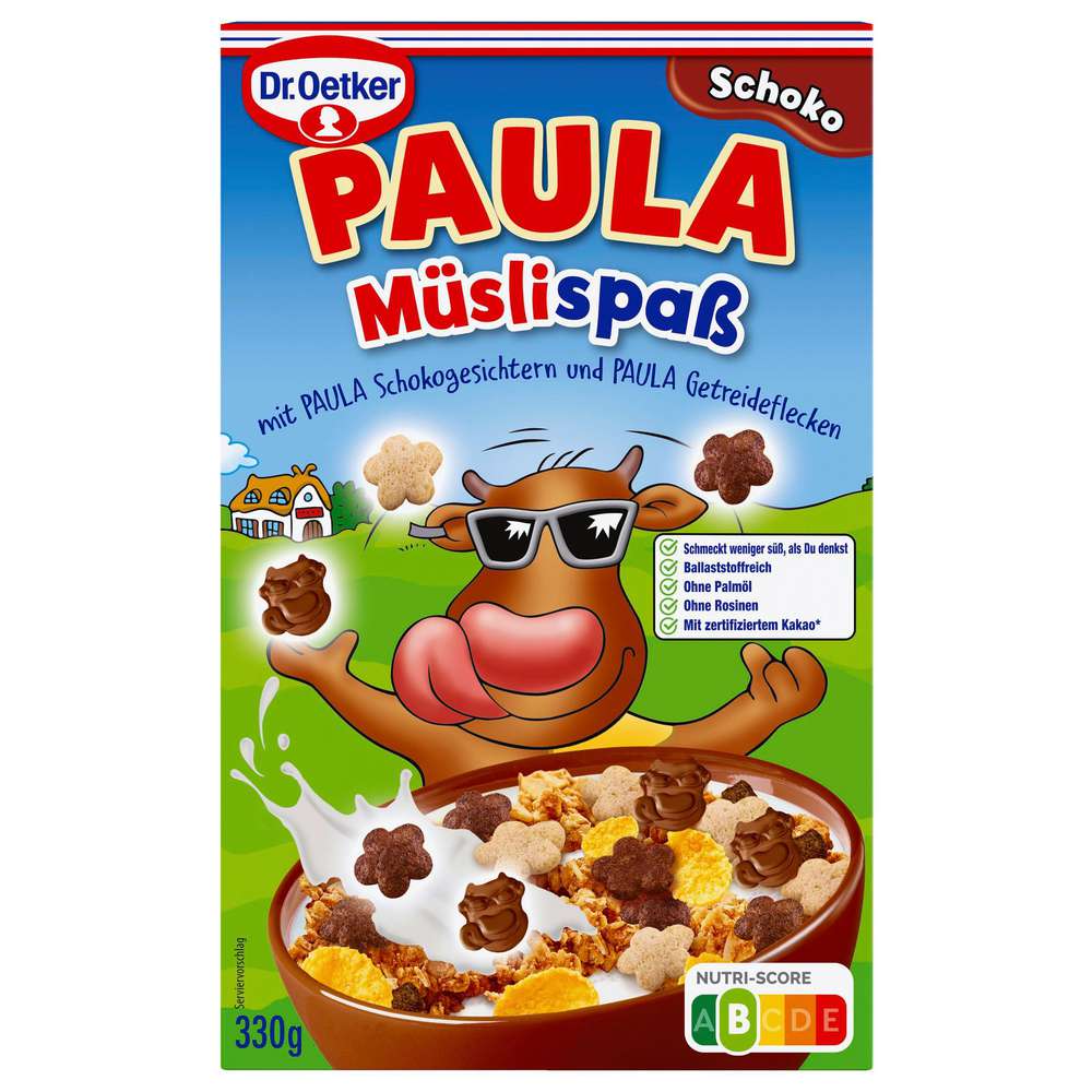 Produktabbildung Dr. Oetker Müslispaß, Paula Schoko