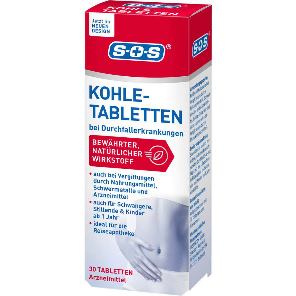 Produktabbildung SOS Kohle-Tabletten