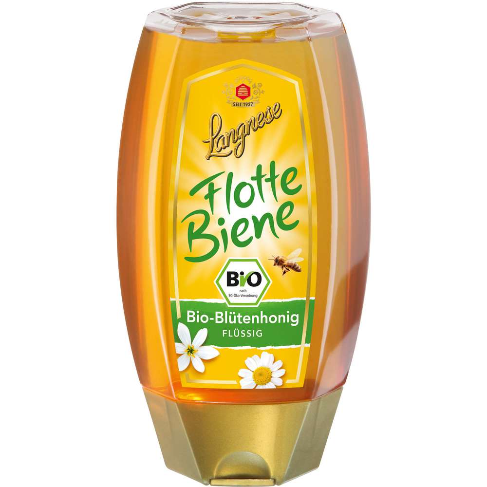 Produktabbildung Langnese Bio Blütenhonig Flotte Biene