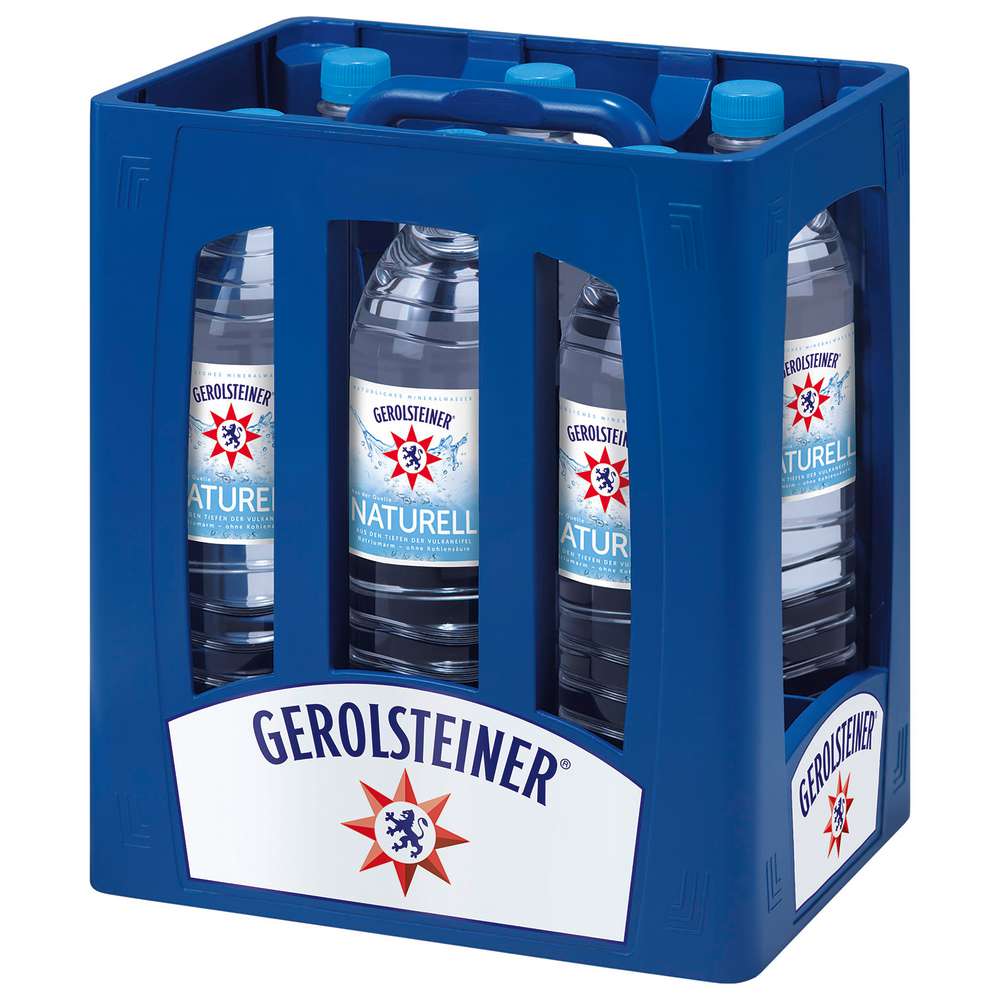 Produktabbildung Gerolsteiner Mineralwasser, Naturell (6x 1,500 Liter)