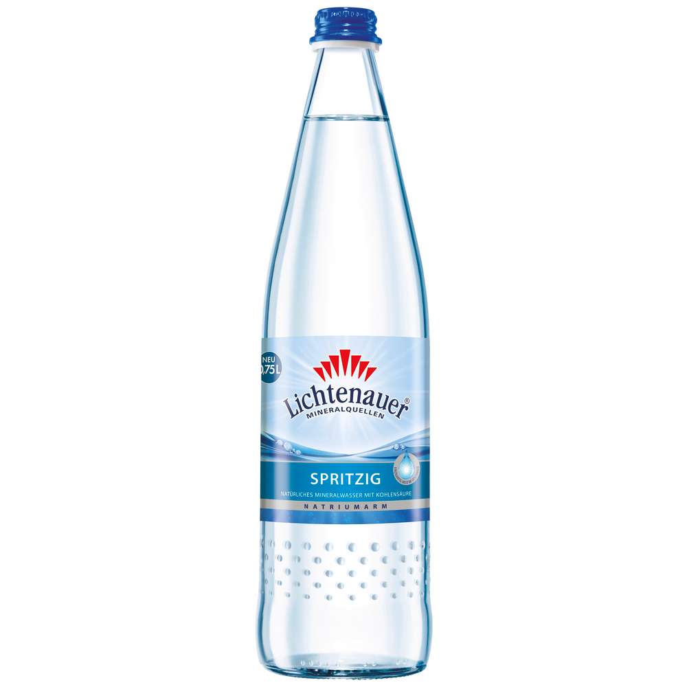 Produktabbildung Lichtenauer Mineralwasser mit Kohlensäure, Spritzig, Natriumarm