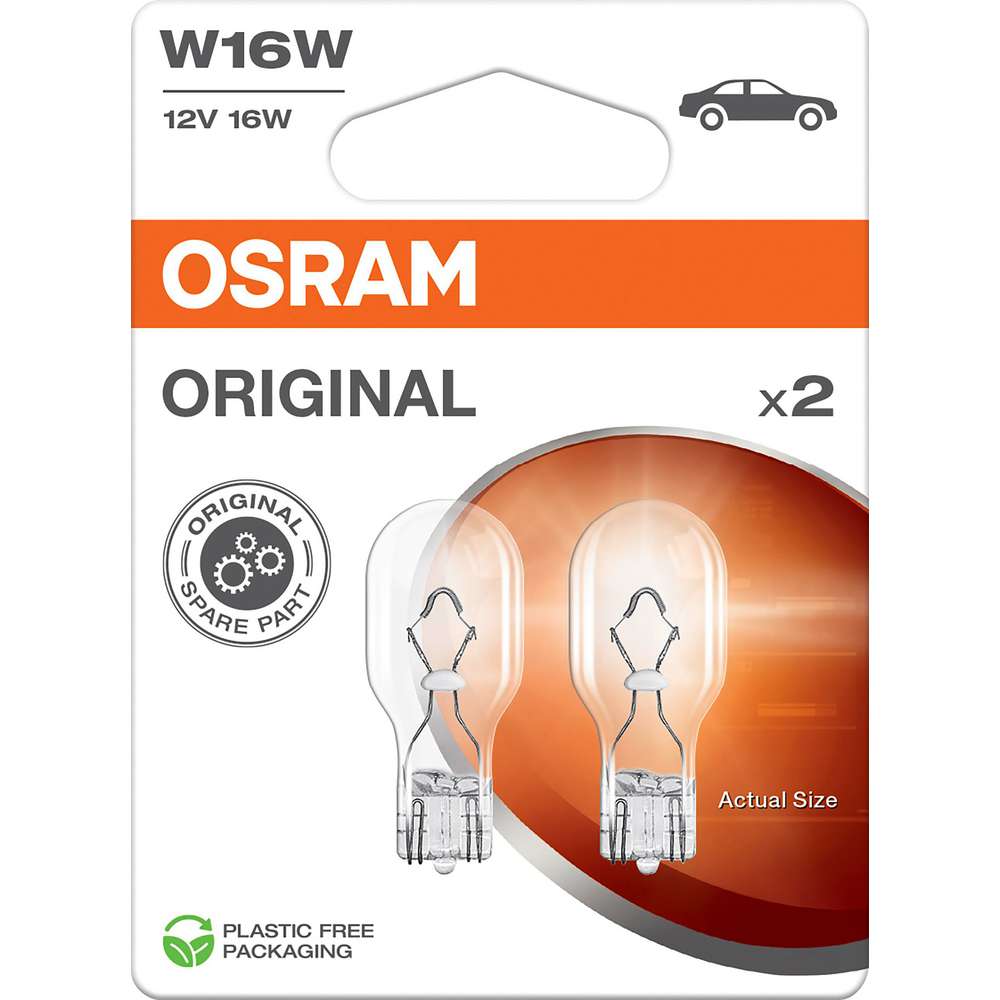 Produktabbildung Osram Scheinwerferbirne W16W Original