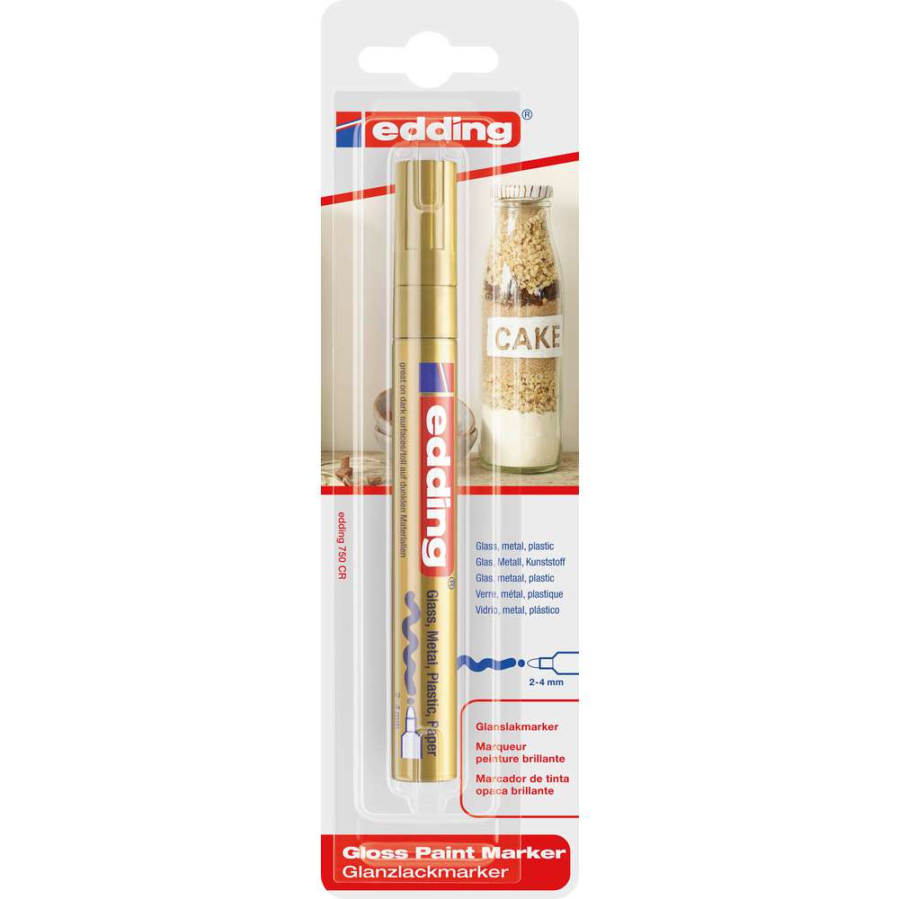 Produktabbildung Edding Glanzlack-Marker 750, gold