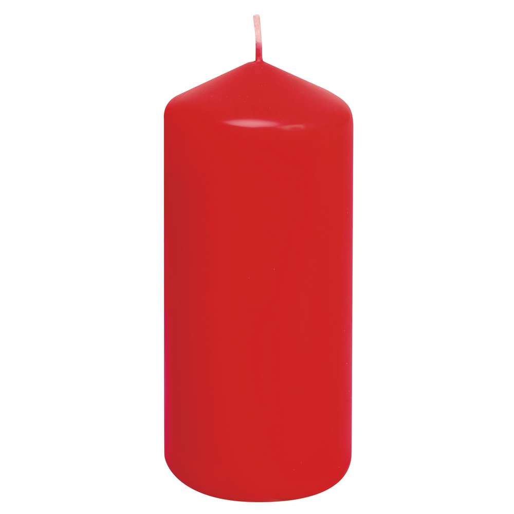 Produktabbildung Gala Kerzen Stumpenkerze, tangorot, 20 x 7 cm