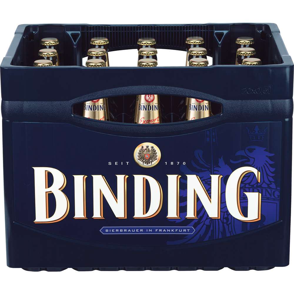 Produktabbildung Binding Export Bier 5,3% (20x 0,500 Liter)
