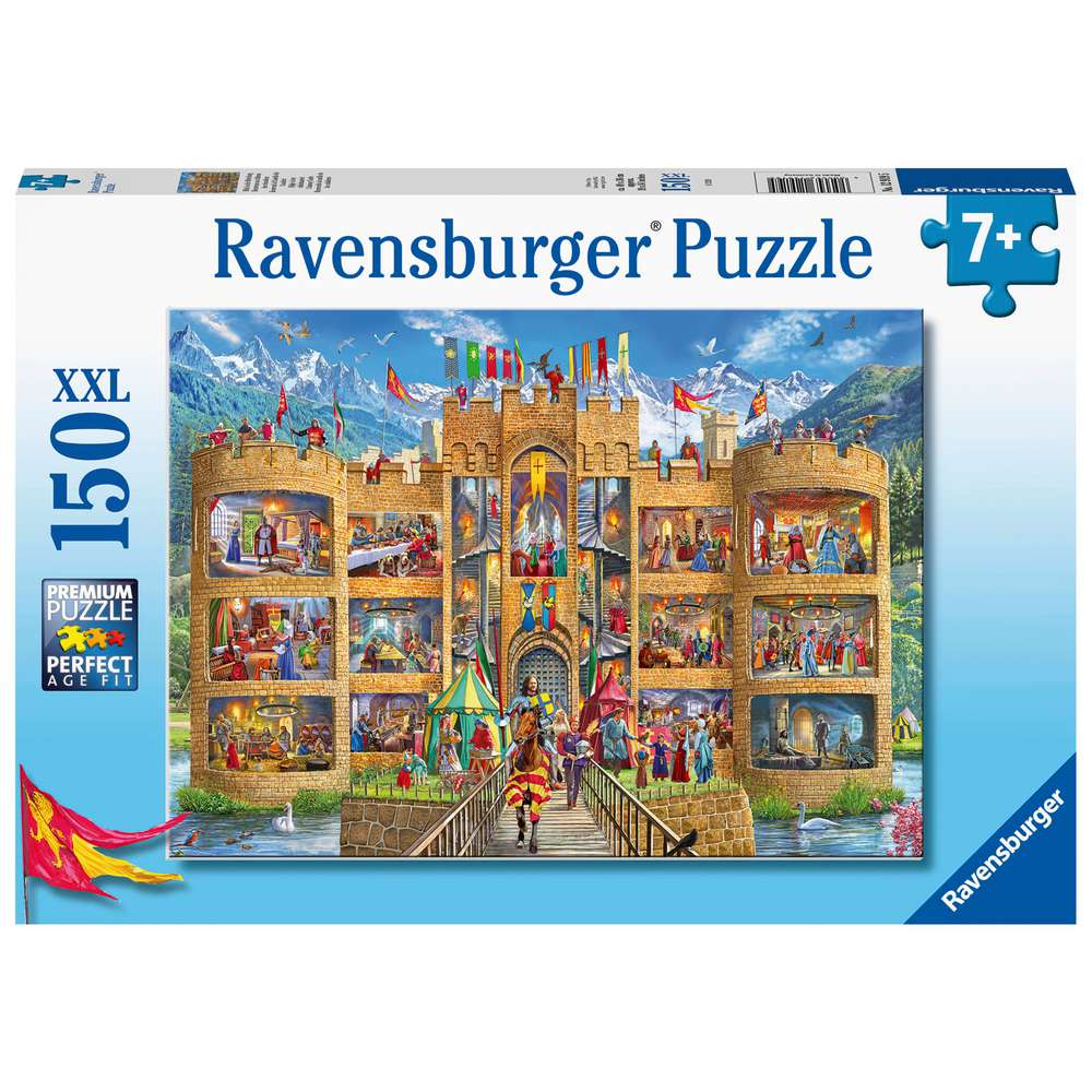 Produktabbildung Ravensburger Puzzle 150 Teile, Blick in die Ritterburg