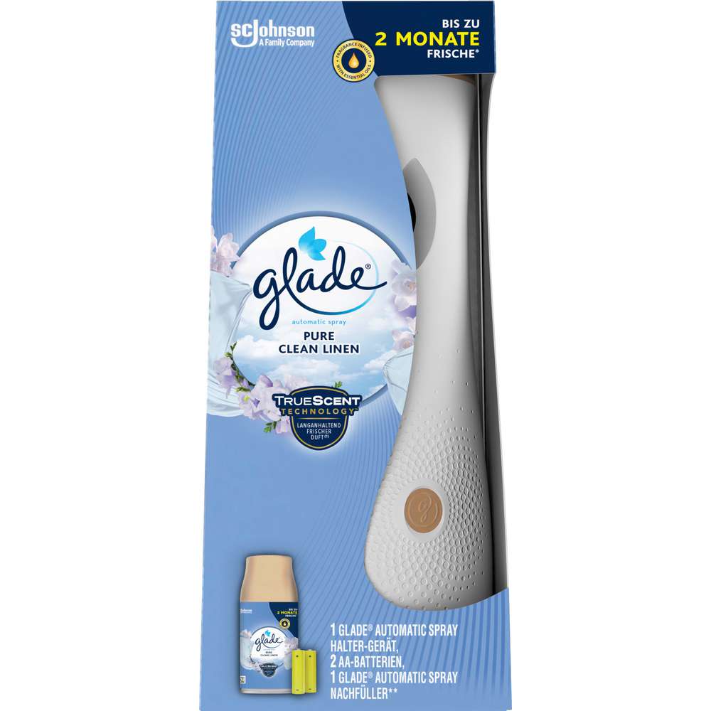 Produktabbildung Glade Lufterfrischer Automatic Spray Original, Pure Clean Linen