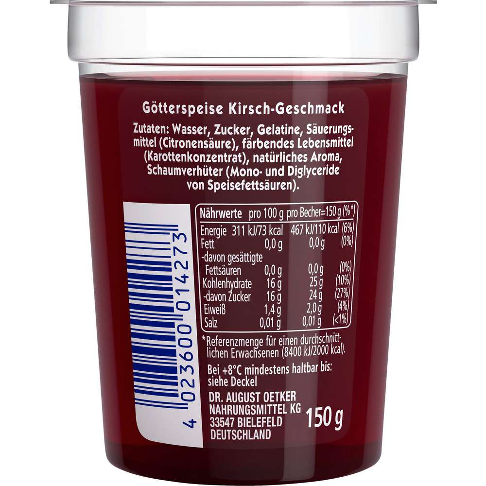 Produktabbildung Dr. Oetker Götterspeise Kirsch-Geschmack