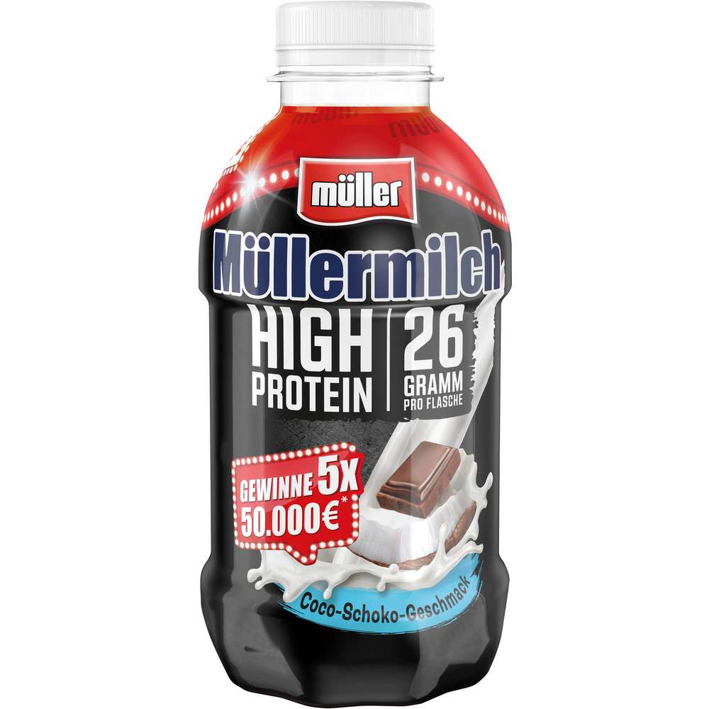 Produktabbildung Müller Müllermilch, High Protein,  Coco-Schoko-Geschmack