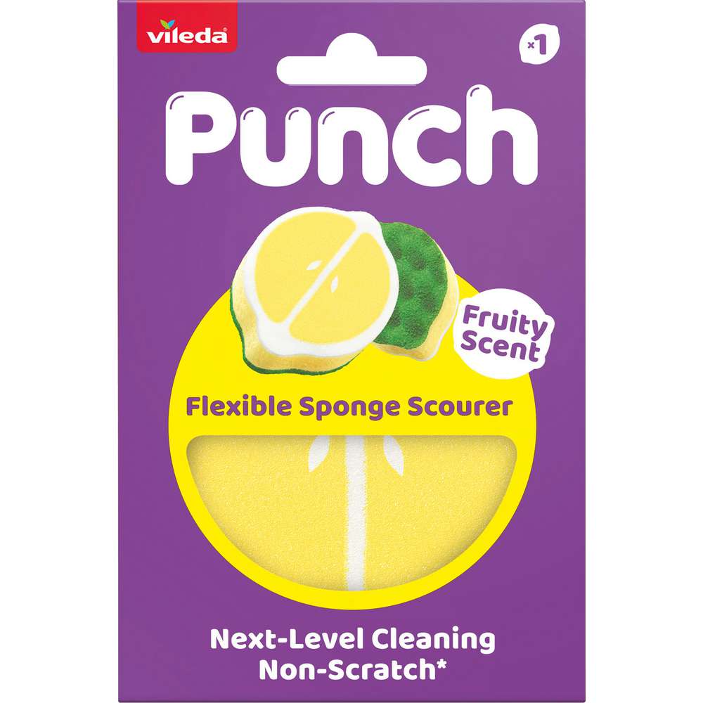 Produktabbildung Vileda Scheuerschwamm PUNCH Zitrone 