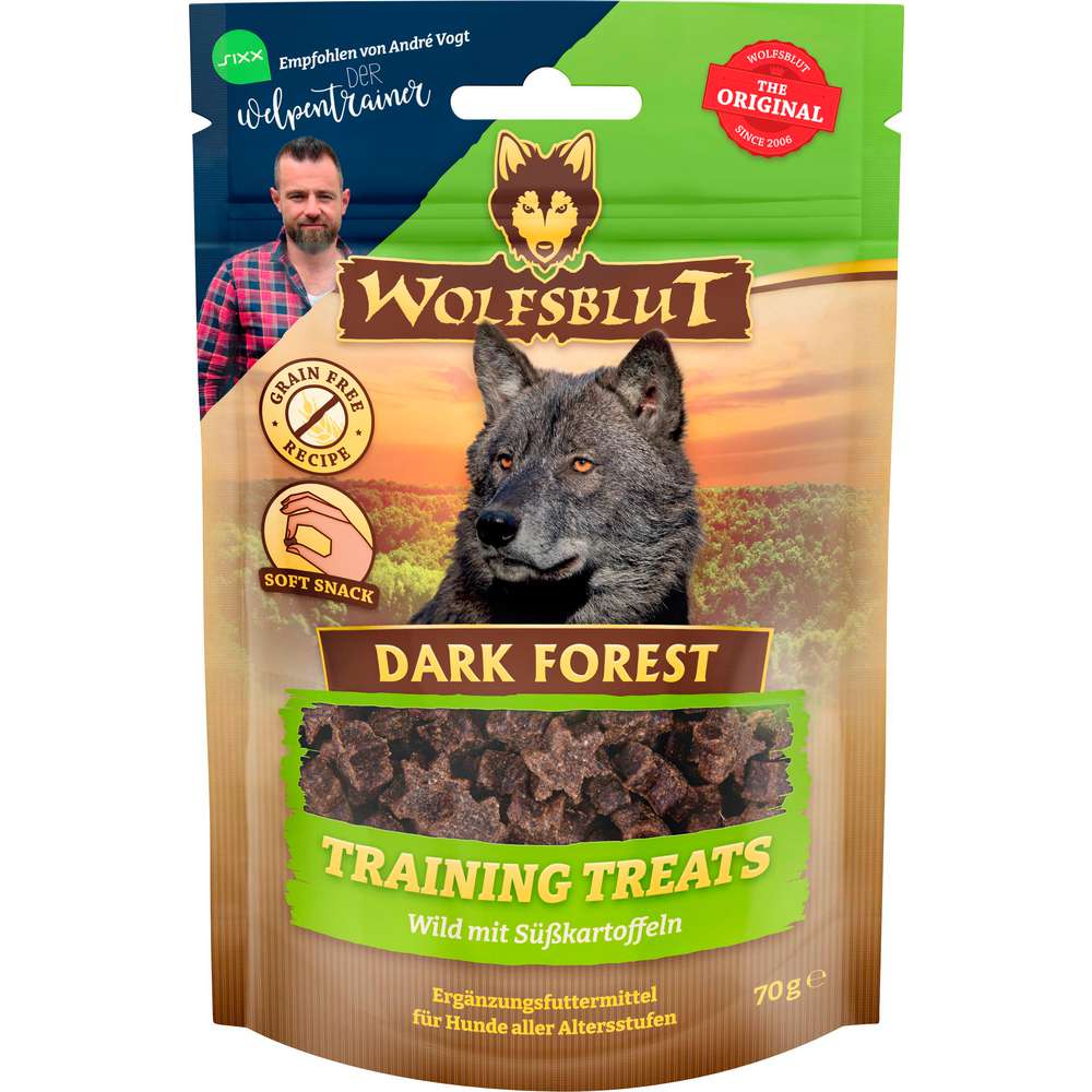 Produktabbildung Wolfsblut Hunde-Trainingsleckerlis, Dark Forest, Wild-Süßkartoffeln