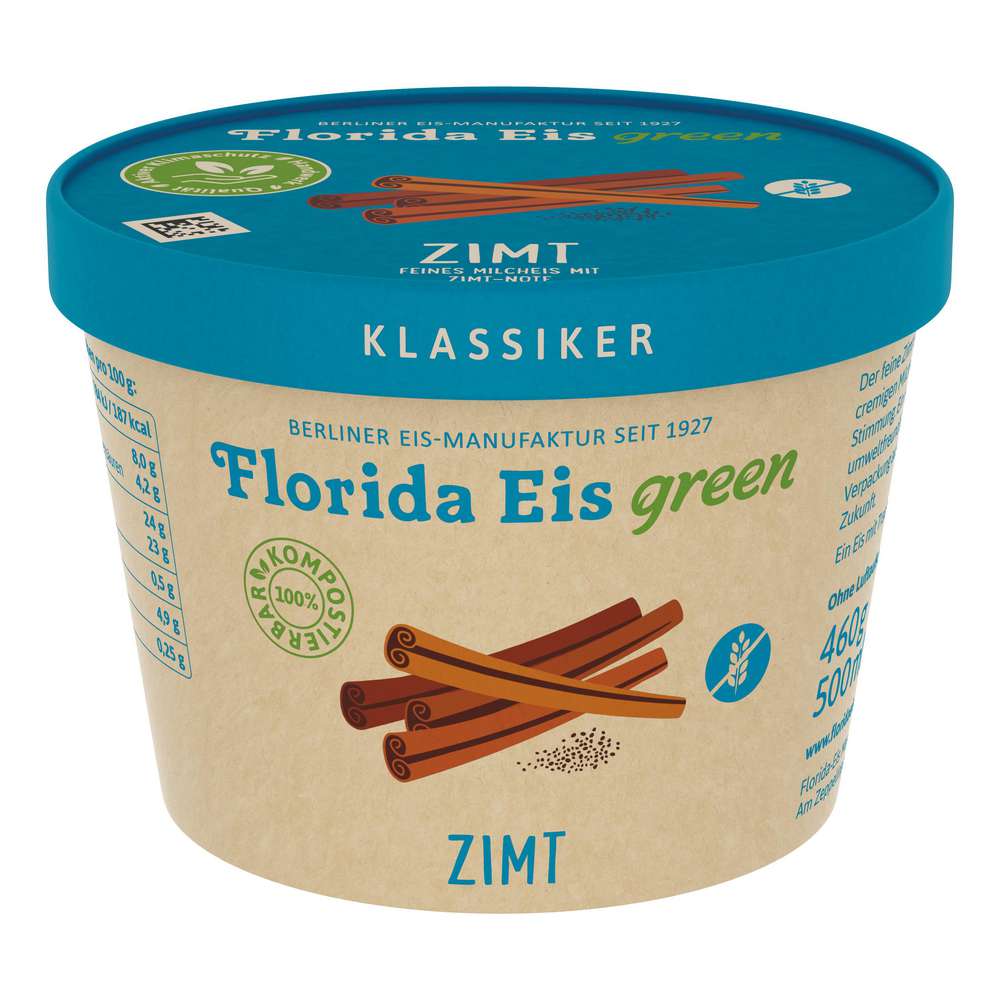 Produktabbildung Florida Eis Milcheis mit Zimtnote