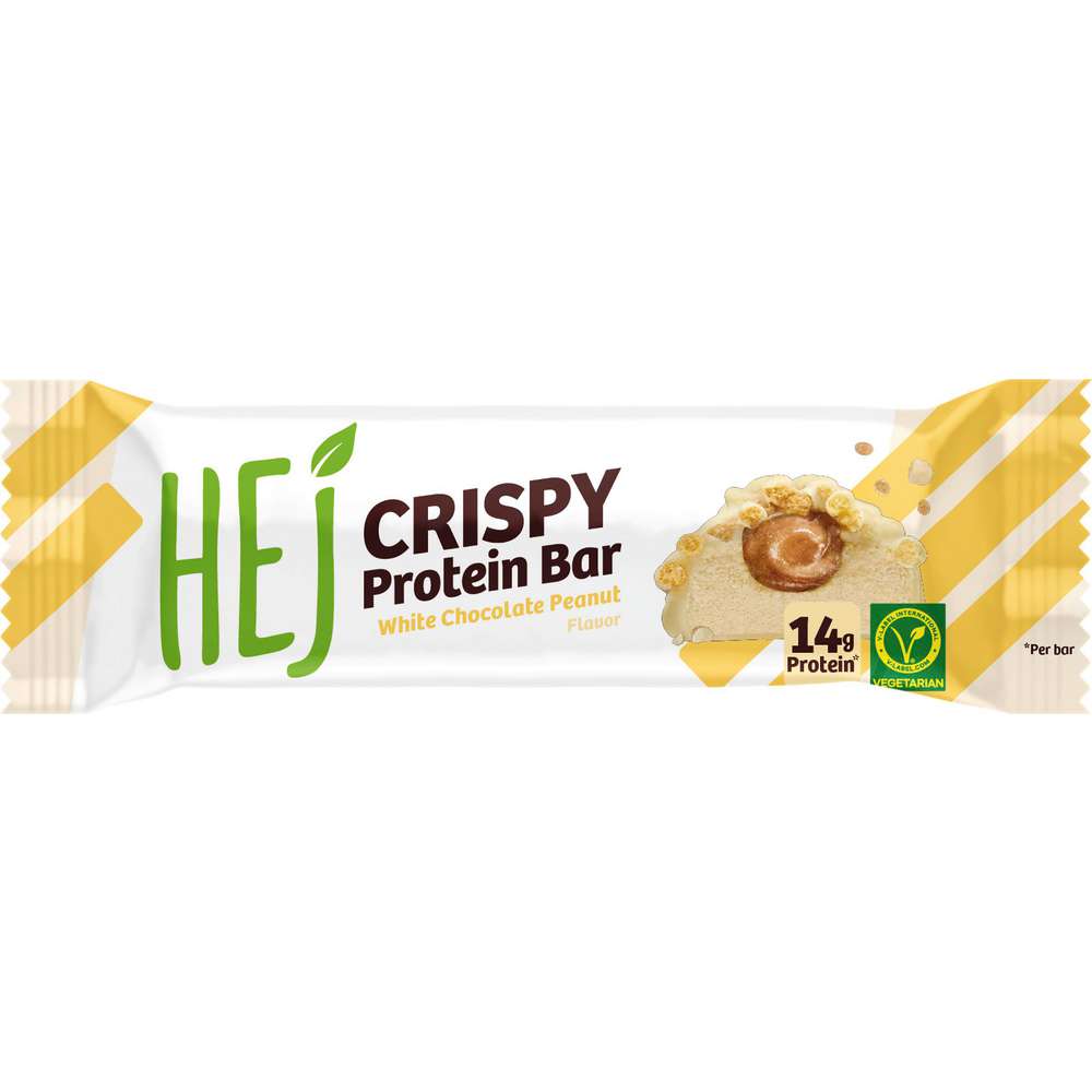 Produktabbildung hej Protein Bar Crispy White Chocolate Peanut