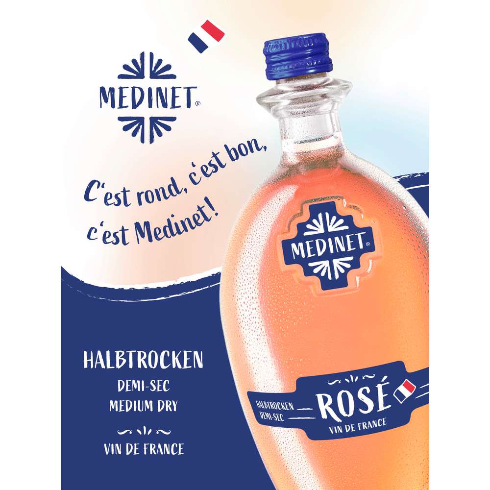 Produktabbildung Medinet Roséwein halbtrocken