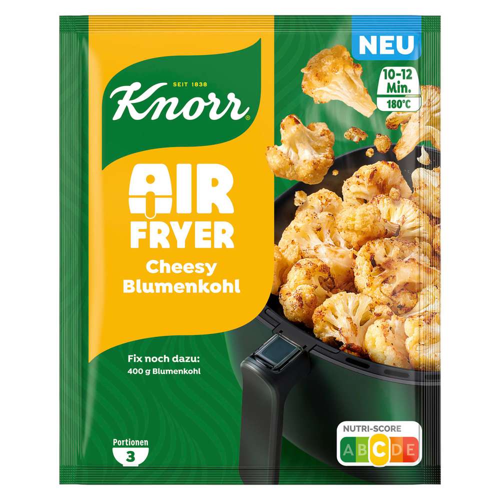 Produktabbildung Knorr Fix Airfryer Cheesy Blumenkohl