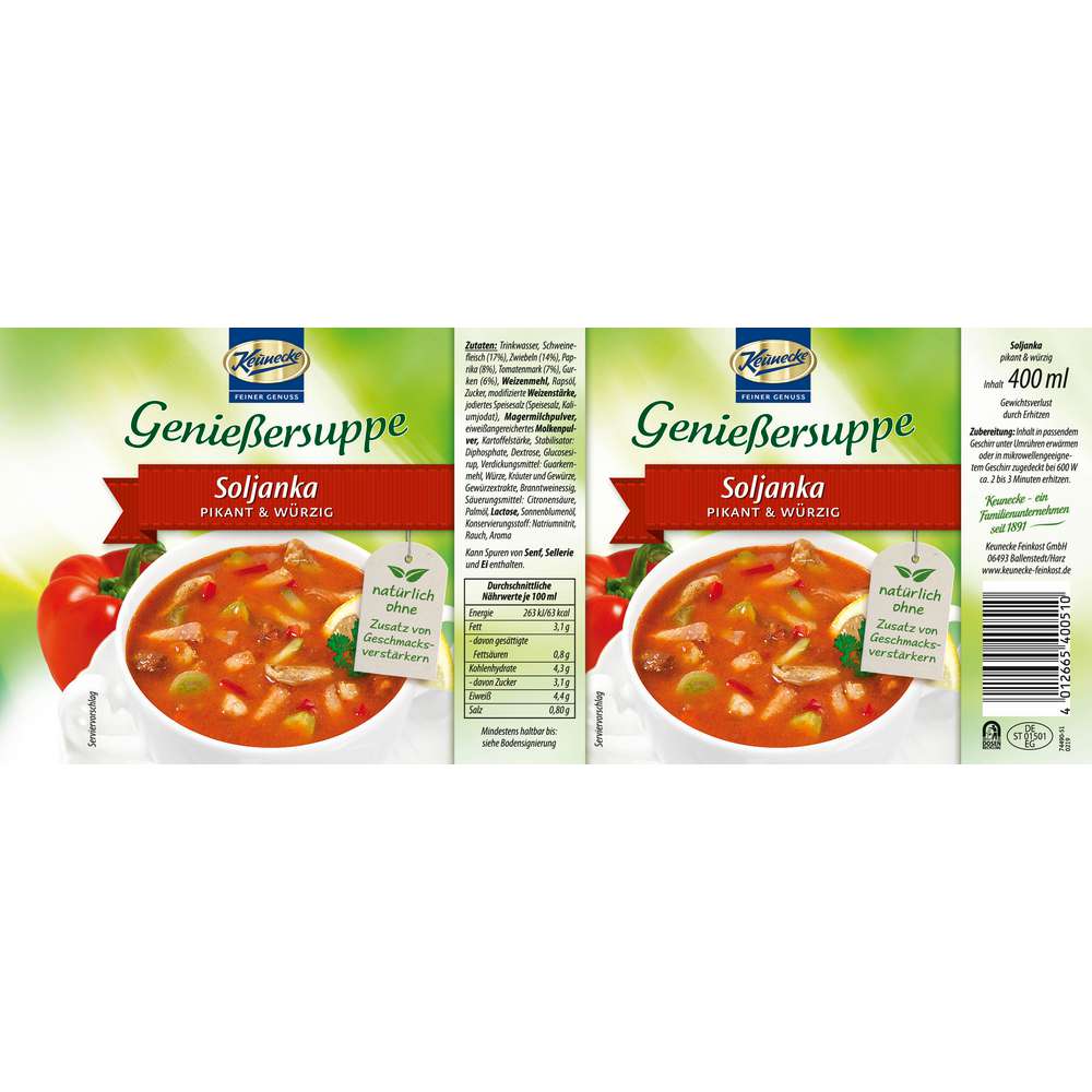 Produktabbildung Keunecke Soljanka