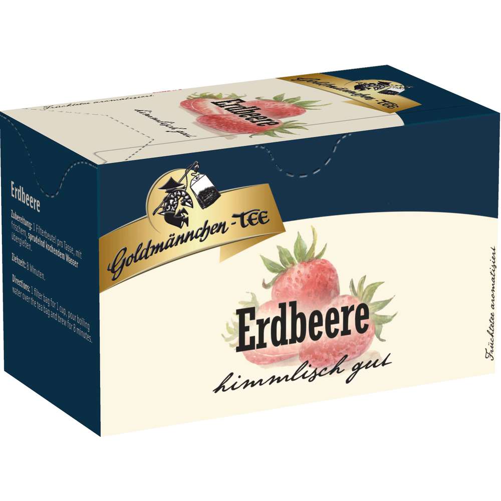 Produktabbildung Goldmännchen Tee Erdbeer 