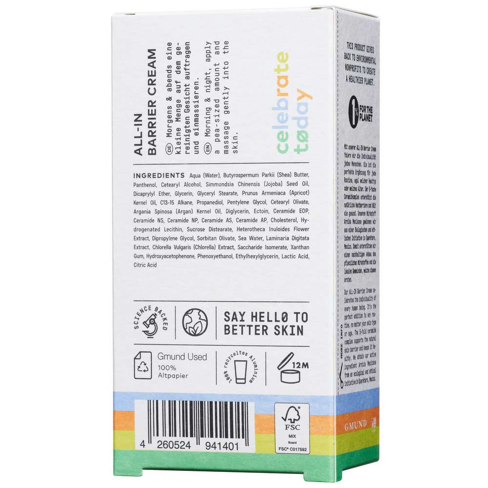 Produktabbildung No Cosmetics Nø celebrate tøday Barrier Cream