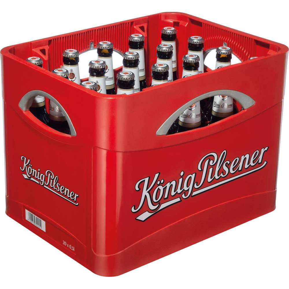 Produktabbildung König Pilsener Pilsener Bier, 4,9 % (20x 0,500 Liter)