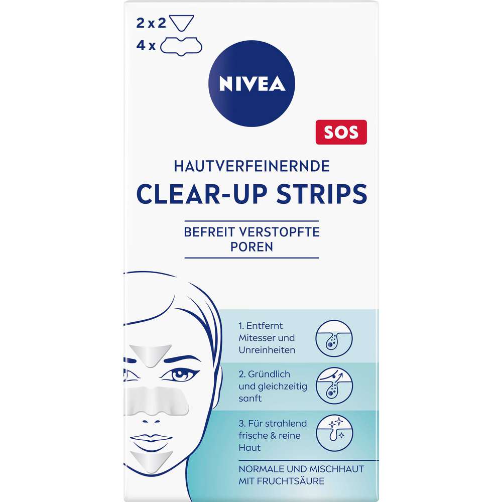 Produktabbildung Nivea Gesichtsreinigende Clear up Strips