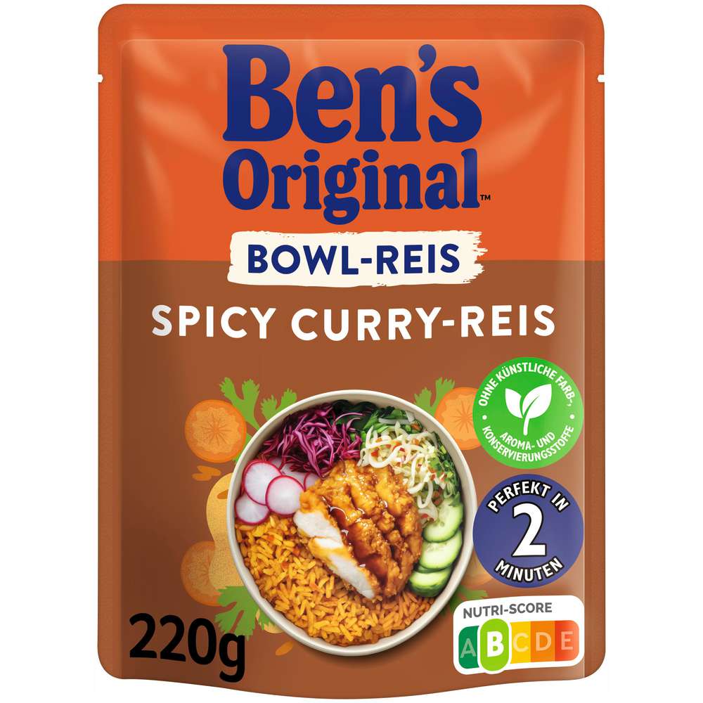 Produktabbildung BEN'S ORIGINAL Express Bowl-Reis, Spicy Curry