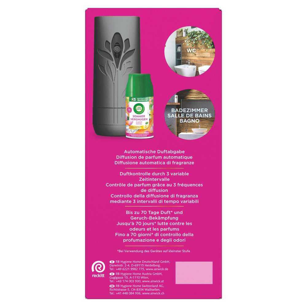 Produktabbildung Air Wick Duftspray Freshmatic Starter-Set, Sommervergnügen