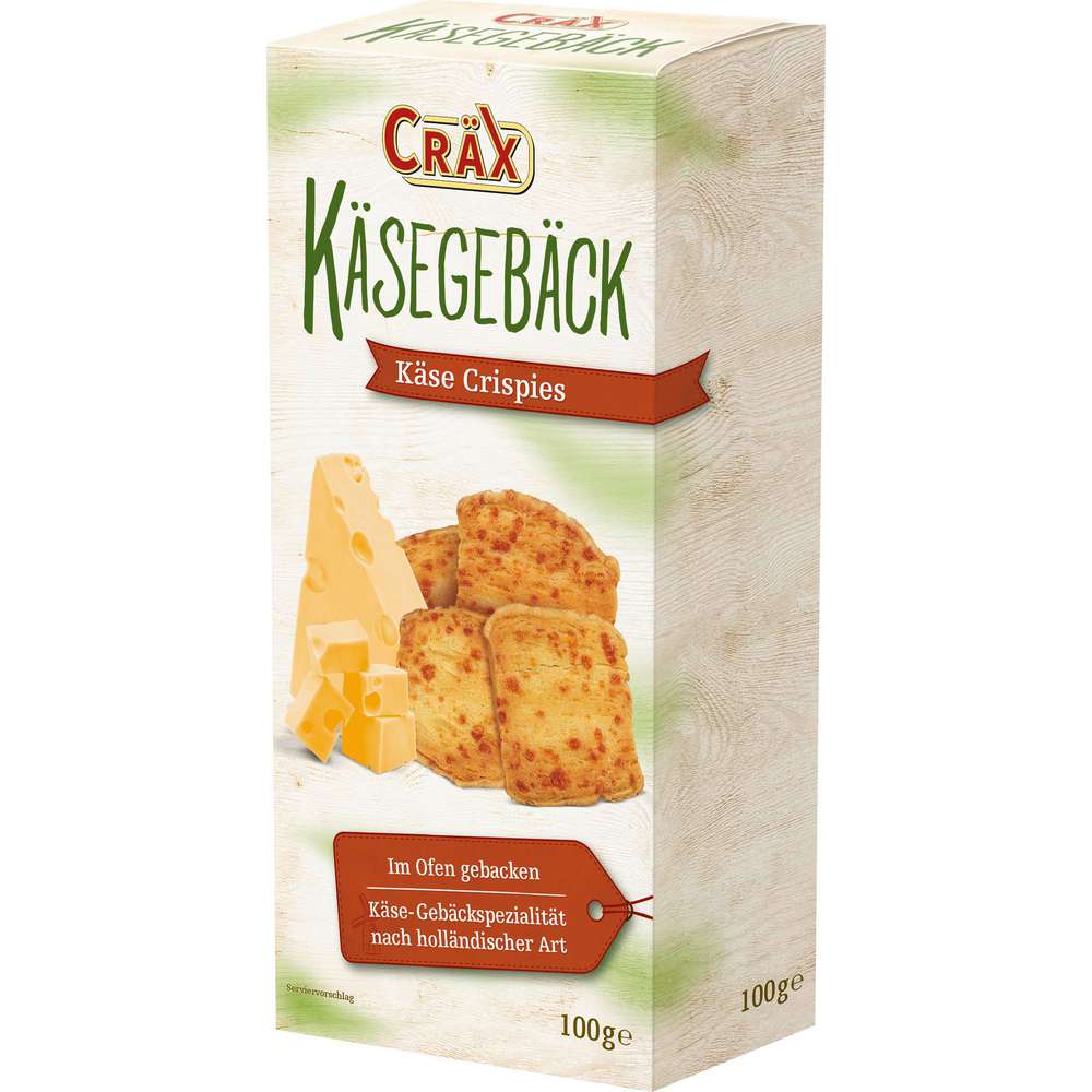Produktabbildung Cräx Käsegebäck Crispies