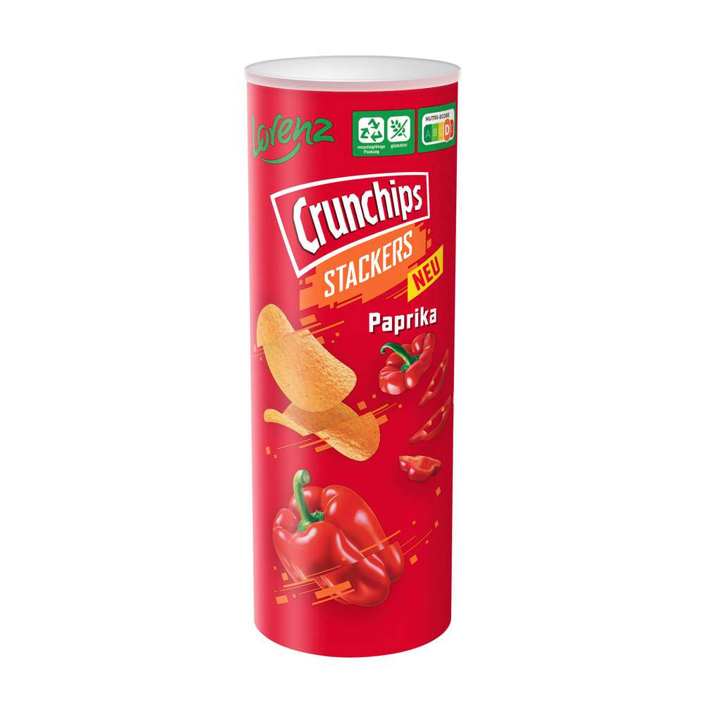 Produktabbildung Lorenz Crunchips Stackers, Paprika