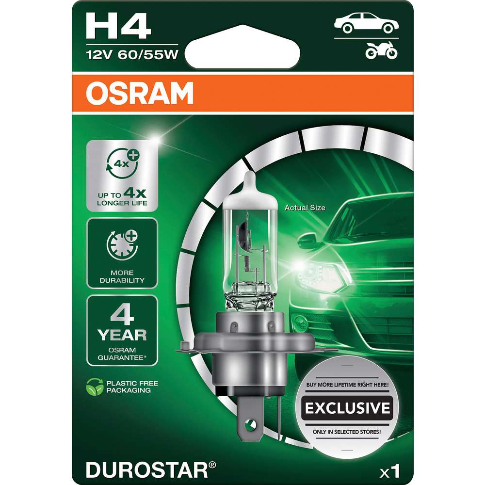Produktabbildung Osram Scheinwerferbirne H4 Duostar