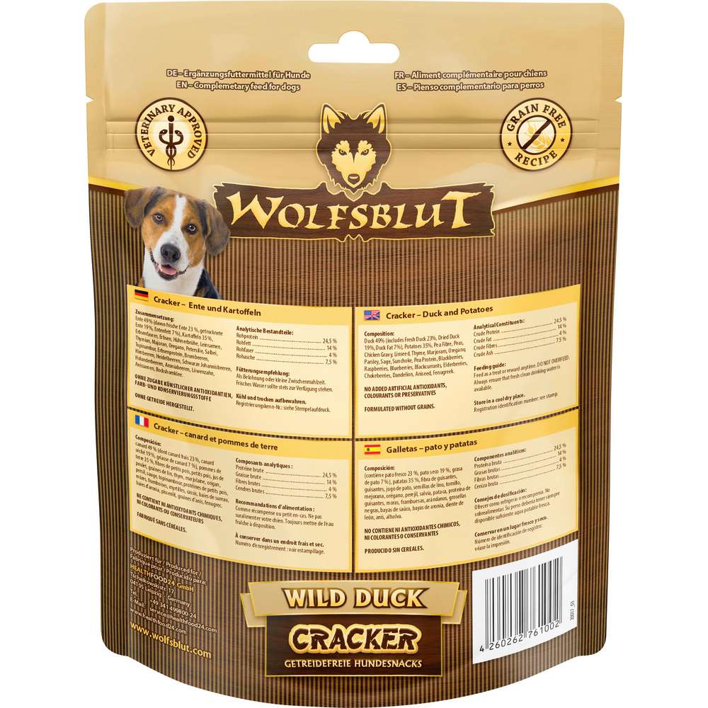 Produktabbildung Wolfsblut Hunde-Snack, Wild Duck, Ente/Kartoffel