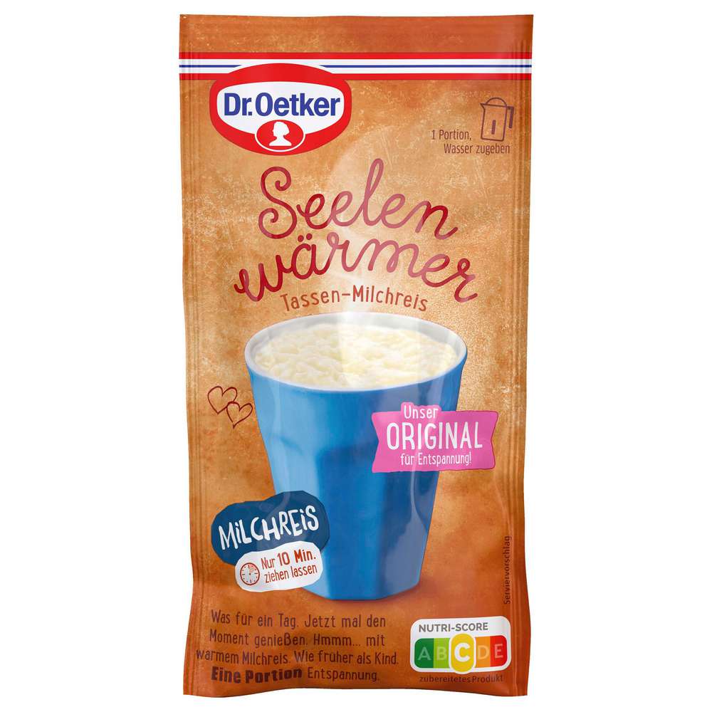 Produktabbildung Dr. Oetker Seelenwärmer Tassen-Milchreis