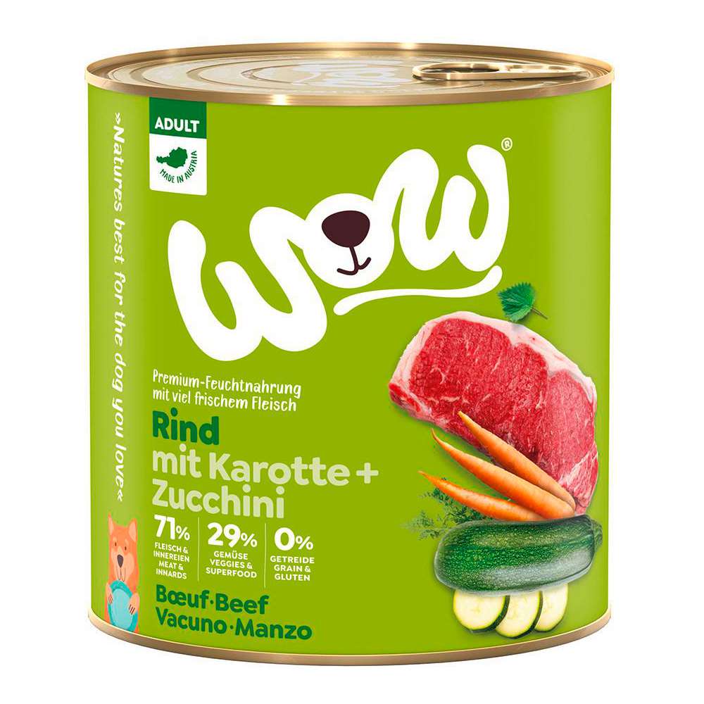 Produktabbildung WoW Hunde-Nassfutter, Rind