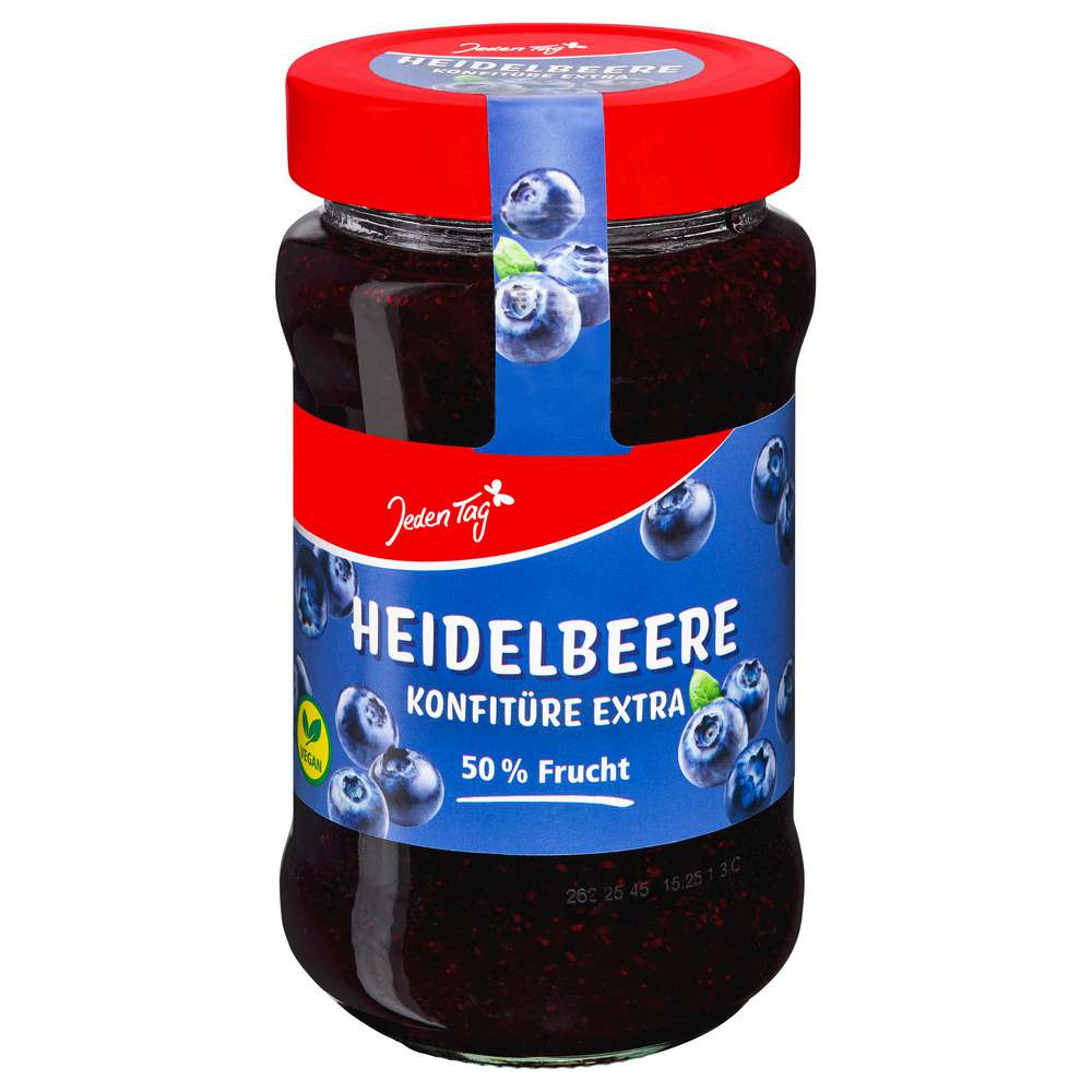 Produktabbildung Jeden Tag Konfitüre Extra Heidelbeere