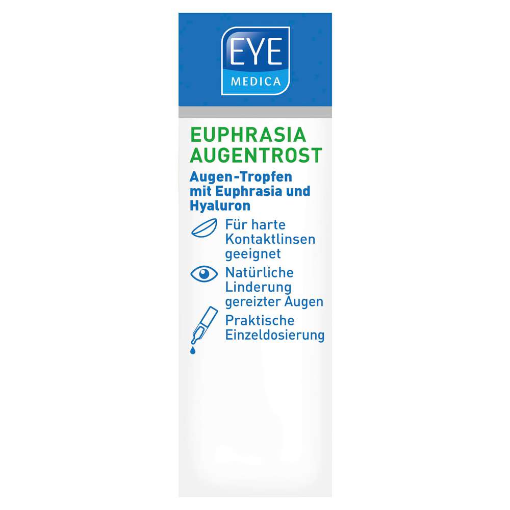 Produktabbildung EyeMedica Augentropfen, Euphrasia & Hyaluron