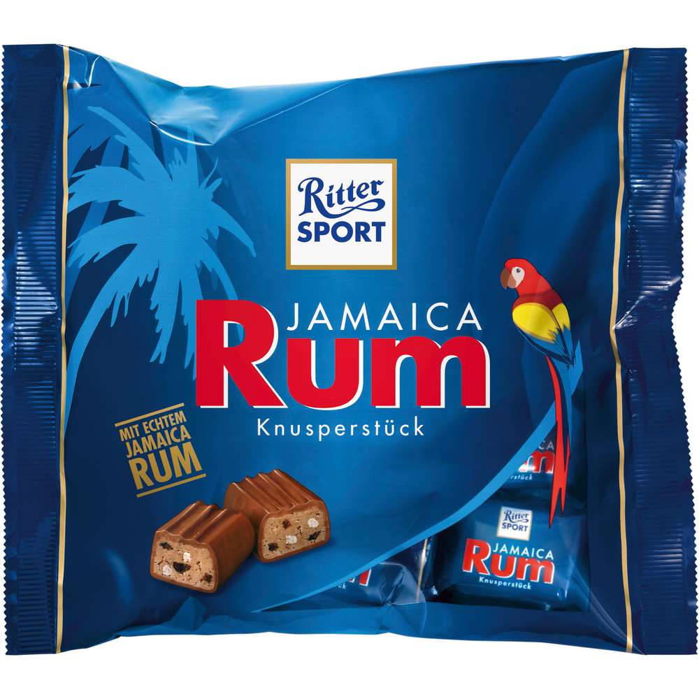 Produktabbildung Ritter Sport Schoko-Knusperstücke, Jamaica Rum