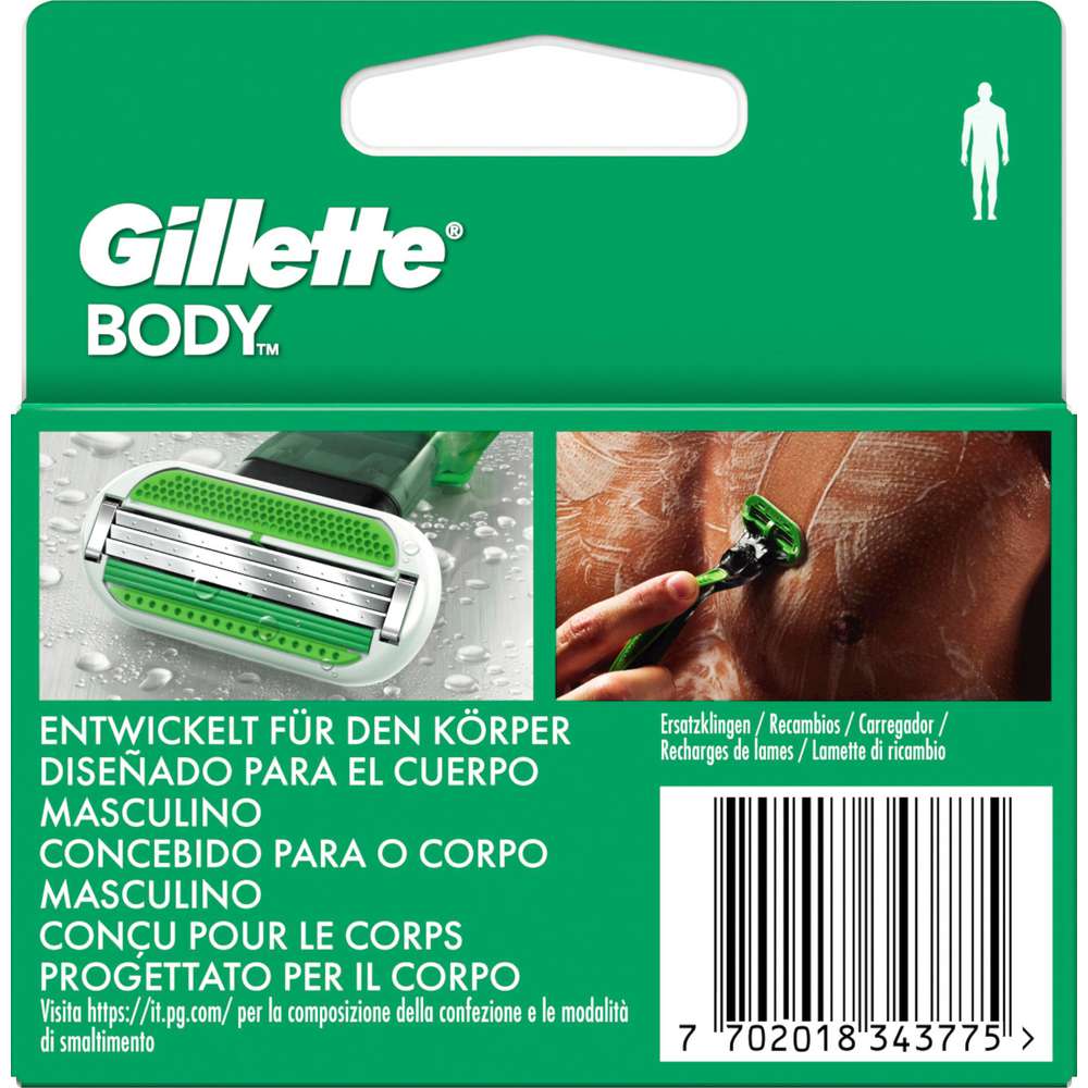Produktabbildung Gillette Rasierklingen Body