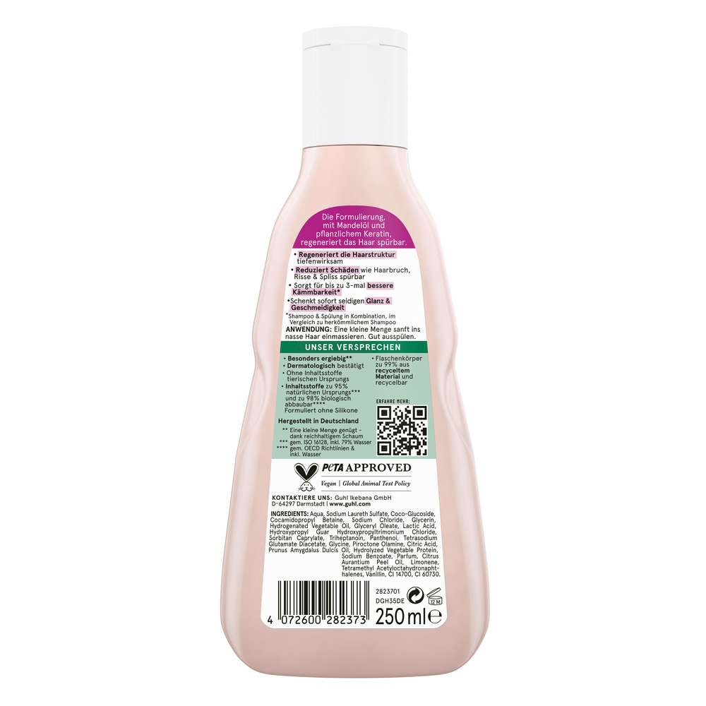 Produktabbildung Guhl Shampoo Tiefenaufbau, Baobab-Öl