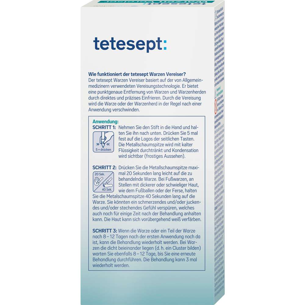 Produktabbildung tetesept Warzen Vereiser