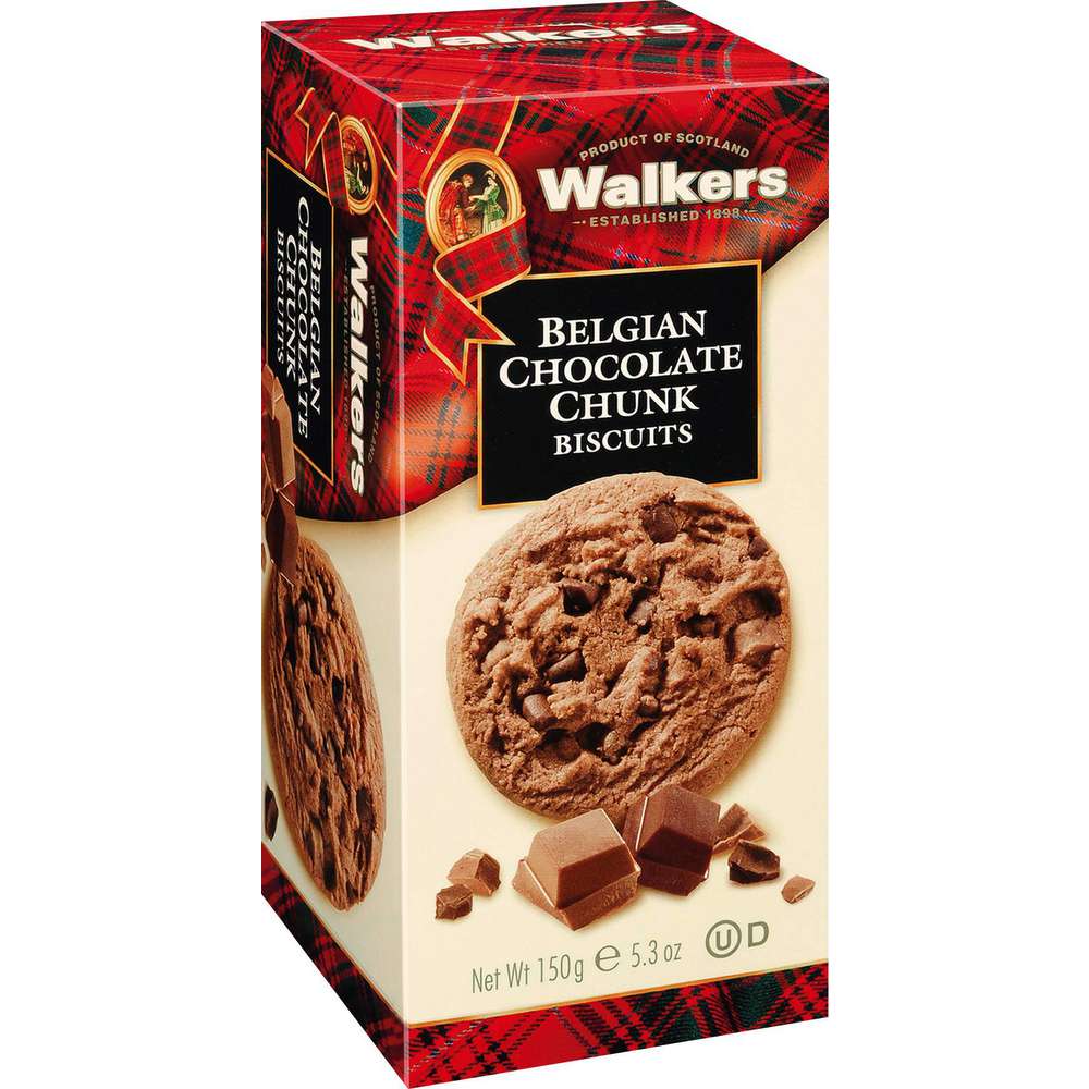 Produktabbildung Walker's Belgian Chocolate Chunk Biscuits